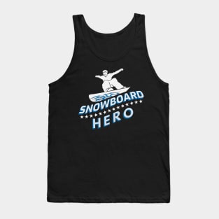 Snowboard Hero Winter Mountains Snow Gift Tank Top